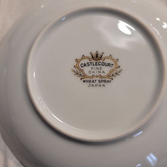 Castlecourt Fine Bone China Wheat Spray Japan Fruit/dessert Dish 5 5/8"... - Picture 5 of 5